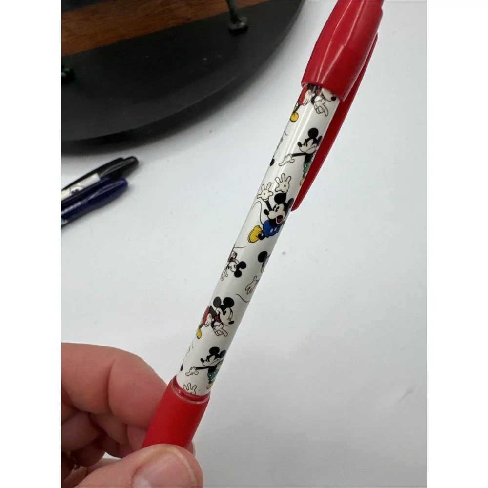 Lot Of Rare Disney Mickey Mouse Pens Bundle Of 4 NWOT Red, Blue, Black